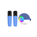 Mini Karaoke Machine 2X Wireless Microphone Portable Bluetooth Speaker