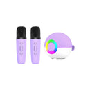 Mini Karaoke Machine 2X Wireless Microphone Portable Bluetooth Speaker