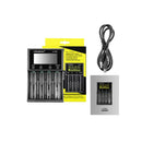 Liitokala Liim4S Battery Charger Lcd 4Slot Usb Li Ion Nimh Test
