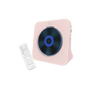 Tooleroo Usb Rechargeable Desktop Cd Player Speaker Bt Portable Pink