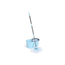 Kitchee Spin Mop Bucket Microfibre Pad Telescopic Handle 10L Capacity