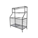 Social Hike Sports Equipment Storage Organiser Trolley Wheels Garage