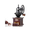 Coffee Bean Grinder Vintage Retro Manual Wood Hand Wheel Nut Mill