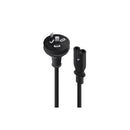 Alogic 2M Aus 2 Pin Mains Plug To Iec C7 Male To Female