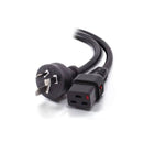 Iec Lock Iec C19 To Aus 3 Pin 15A Power Cord Male To Female