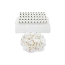 100X Cattle Ear Tags Set White Blank Sheep Pig Livestock Label