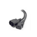 Alogic 10M Iec C13 C14 Computer Power Extension Cord Male Female Black