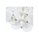 100X Cattle Ear Tags Set White Blank Sheep Pig Livestock Label