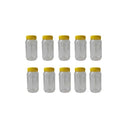 10X 1Kg Plastic Honey Jars Lids Round Clear Food Grade Containers