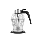 200Ml Oil Honey Dispenser Syrup Sauce Glass Pourer Diamond Pot Stand