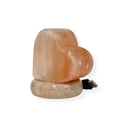 Usb Colour Change Salt Himalayan Lamp Heart Shape Pink Rock Led Light