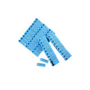 1 To 100 Cattle Number Ear Tags Set 5X2Cm Blue Small Livestock Label