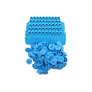 100X Cattle Ear Tags Set Medium Blue Blank Cow Sheep Livestock Label