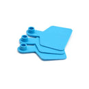 100X Cattle Ear Tags Set Medium Blue Blank Cow Sheep Livestock Label