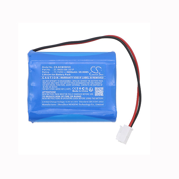 Cameron Sino Cs Kcm290Vx 2600Mah Battery For Konka Kcmy 2901 T Vacuum