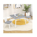 3 Pieces Kids Table And 2 Chairs Set For Arts Crafts Snack Time