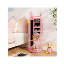 Kids Jewelry Cabinet 360 Degree Rotating With Mirror And Clothes Rack