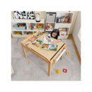 2 In 1 Kids Activity Table With Reversible Tabletop