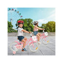 Kids Bike With Front Handbrake And Rear Coaster Brake In Peach Red