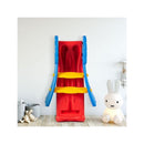 Kids Freestanding Slide With Guardrails And Foldable Design