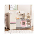 Kids Little Chef Play Kitchen Set With Range Hood And Refrigerator