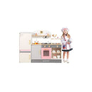 Kids Little Chef Play Kitchen Set With Range Hood And Refrigerator