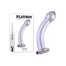 Playboy Pleasure Jewels King Clear Glass Dildo
