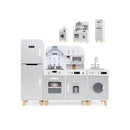 Modular Kids Kitchen Playset With Range Hood And Washing Machine