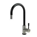 Klaas Stainless Steel Kitchen Mixer Tap Satin Black Brushed Finish