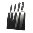 Kitchen Knife Holder Magnetic Block Stand Foldable Storage Rack Black