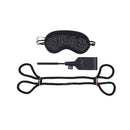 Sex And Mischief Knotty Brat Kit Black Bondage Kit 3 Piece Set