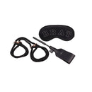 Sex And Mischief Knotty Brat Kit Black Bondage Kit 3 Piece Set