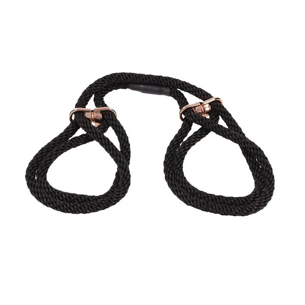Sex And Mischief Knotty Brat Kit Black Bondage Kit 3 Piece Set
