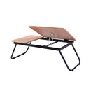 Portable Folding Laptop Desk With Tilting Top