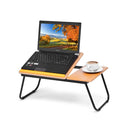 Portable Folding Laptop Desk With Tilting Top