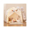 Large Kids Tent With Bright Lights And Flags