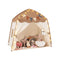 Large Kids Tent With Bright Lights And Flags