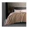 Bambury Lattice Sherpa Blanket Latte