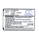 Cameron Sino Cs Lms345Sl 1500Mah Replacement Battery For Lg Leon Phone