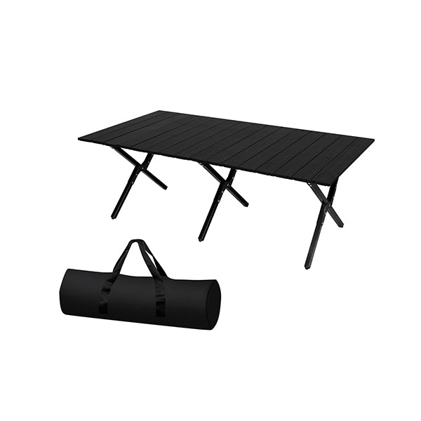 Folding Camping Table Portable Black