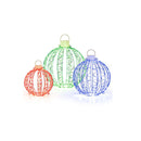 3 Pack Christmas Light Balls With 360 Led Lights