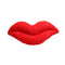 S Line Lip Pillow Plushie Red Small Cushion