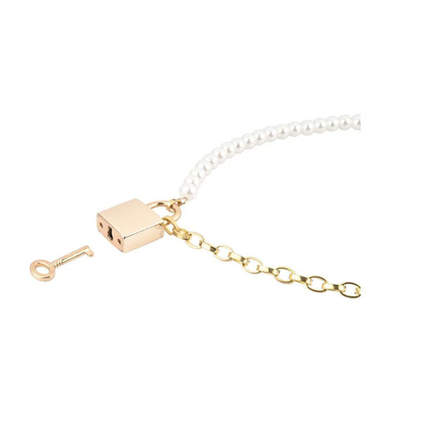 Sex And Mischief Pearl Day Collar Pearl Gold Necklace