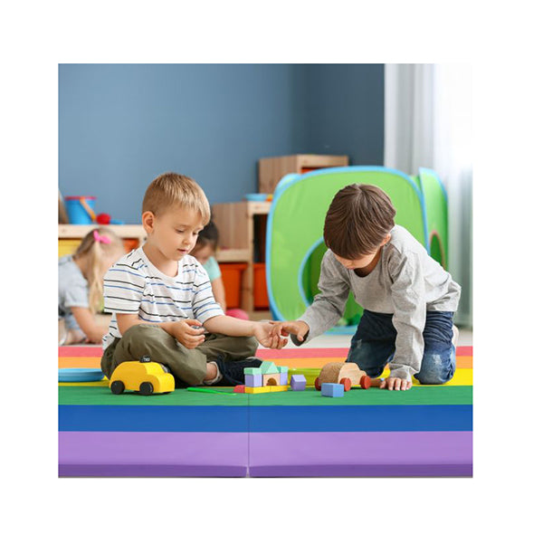 180 Cm X 120 Cm X 4 Cm Gymnastics Mat With Hook And Loop Fasteners