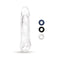 Size Up 1 Inch See Thru Penis Extender With Loop Extension Sleeve