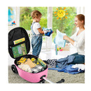 2 In 1 Kids Luggage With Wheels For Kids Ages 5 Plus