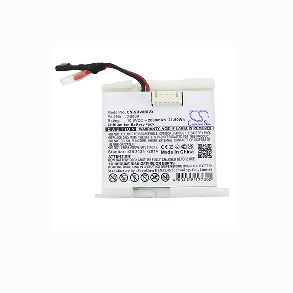 Cameron Sino Cs Shv800Vx 2000Mah Battery For Shark Lv800 Vacuum
