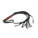 Sex And Mischief Mahogany Flogger 76 Cm Whip With Wooden Handle