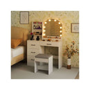 Makeup Vanity Desk With Mirror And Lights
