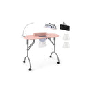 Folding Manicure Nail Table With Electric Dust Collector